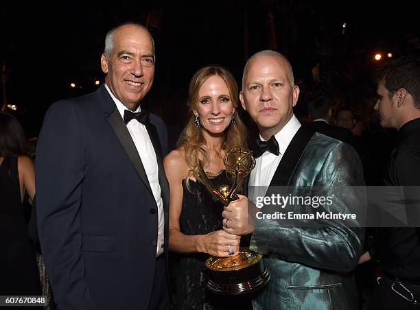 Gary Newman Dana Walden and Ryan Murphy attendsthe FOX Broadcasting Company, FX, National Geographic And Twentieth Century Fox Television's 68th...