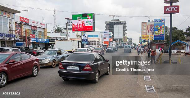 Accra, Ghana Street scene in Accra on September 09, 2016 in Accra, Ghana.