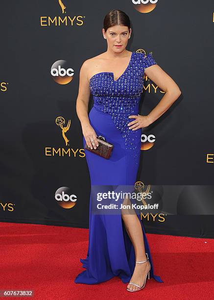 Gail Simmons arrives at the 68th Annual Primetime Emmy Awards at Microsoft Theater on September 18, 2016 in Los Angeles, California.