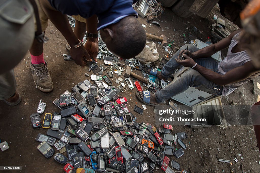 Recycling of electronic scrap in Africa