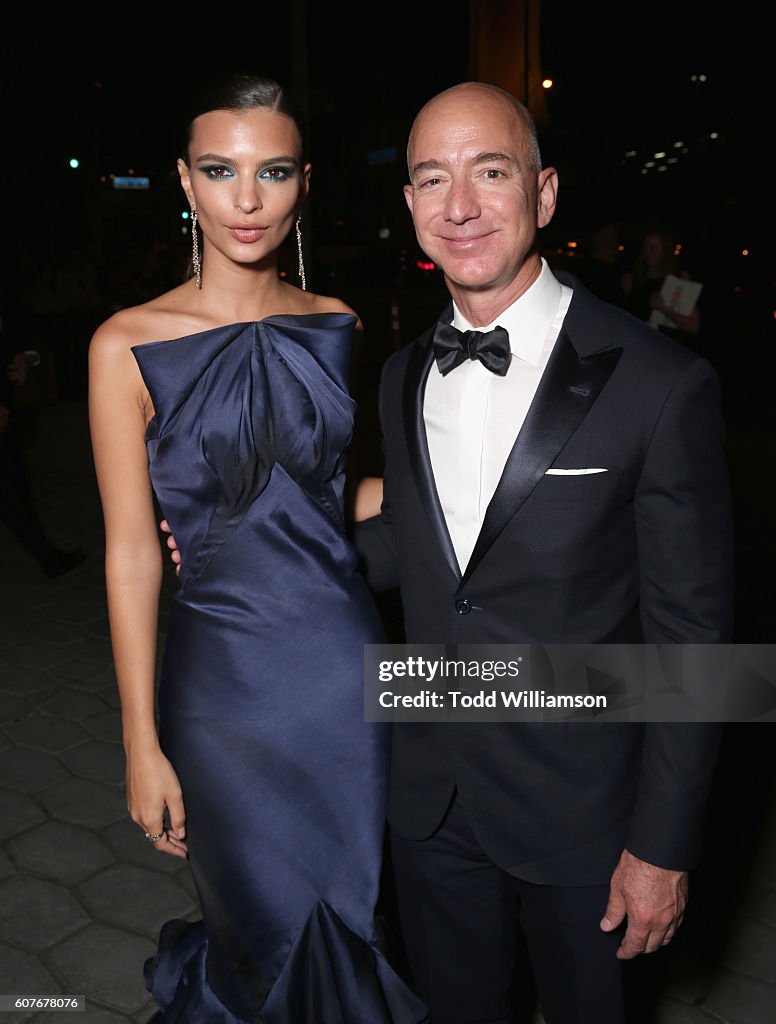 Emily Bezos Actress Emily Ratajkowski and Jeff Bezos, CEO of Amazon.com, Inc ...
