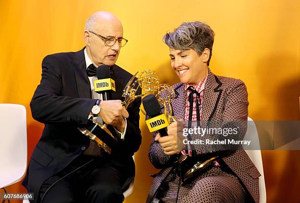 Winners Jeffrey Tambor and Jill Soloway attend IMDb Live After The Emmys, presented by TCL on September 18, 2016 in Los Angeles, California.