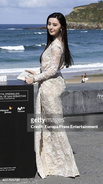 Fan BingBing attends 'I Am Not Madame Bovary' photocall during 64th San Sebastian Film Festival on September 18, 2016 in San Sebastian, Spain.