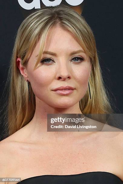 Actress Kaitlin Doubleday arrives at the 68th Annual Primetime Emmy Awards at the Microsoft Theater on September 18, 2016 in Los Angeles, California.