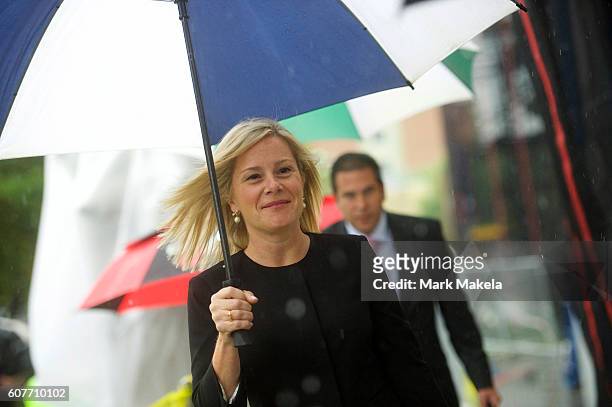 Bridget Anne Kelly, the former Deputy Chief of Staff to New Jersey Governor Chris Christie, arrives at the Martin Luther King, Jr. Federal Courthouse...