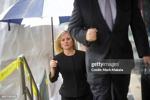 Bridget Anne Kelly, the former Deputy Chief of Staff to New Jersey Governor Chris Christie, arrives at the Martin Luther King, Jr. Federal Courthouse...