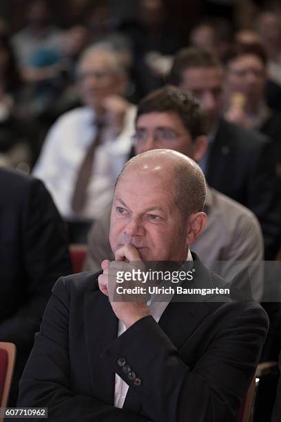 Program Conference Family. Olaf Scholz, First Mayor of the Free and Hanseatic City of Hamburg, deputy SPD party chairman and regional chairman of the...