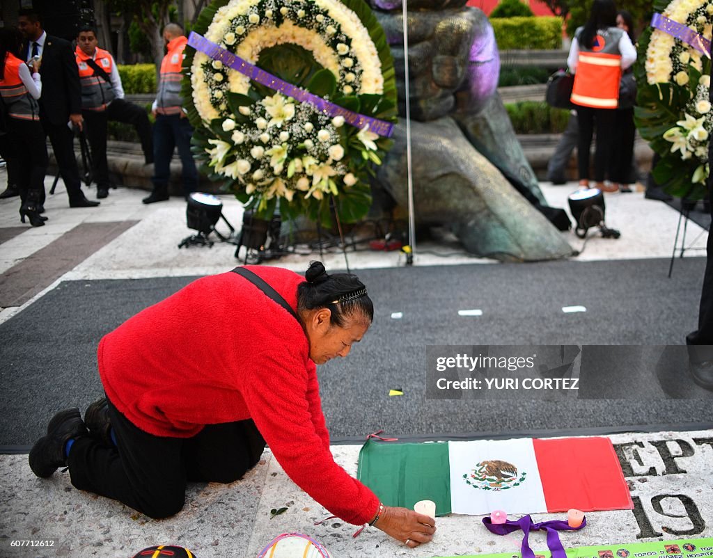 MEXICO-QUAKE-ANNIVERSARY