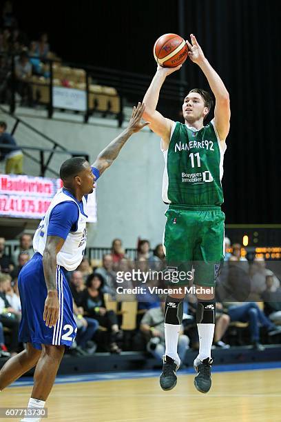 Hugo Invernizzi of Nanterre during the match for the 3rd and 4th place between Nanterre and Khimki Moscow at Tournament ProStars at Salle Arena Loire...