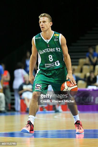 Heiko Schaffartzik of Nanterre during the match for the 3rd and 4th place between Nanterre and Khimki Moscow at Tournament ProStars at Salle Arena...