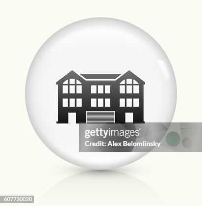 Condos icon on white round vector button Condos icon on white round vector button