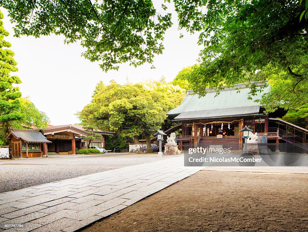 Santuario Utsunomiya Futarasan en la prefectura japonesa de Tochigi