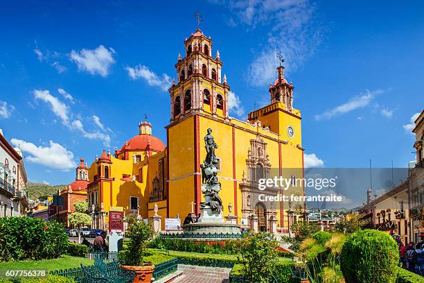 basilica of our lady of guanajuato mexico - guanajuato state stockfoto's en -beelden