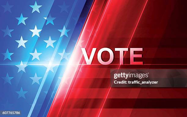 american flag background - usa election stock illustrations