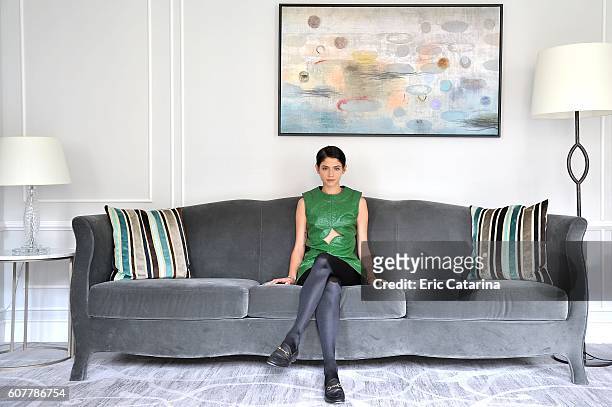 Actress Alba Galocha is photographed for Self Assignment on September 17 2016 in San Sebastian, Spain.
