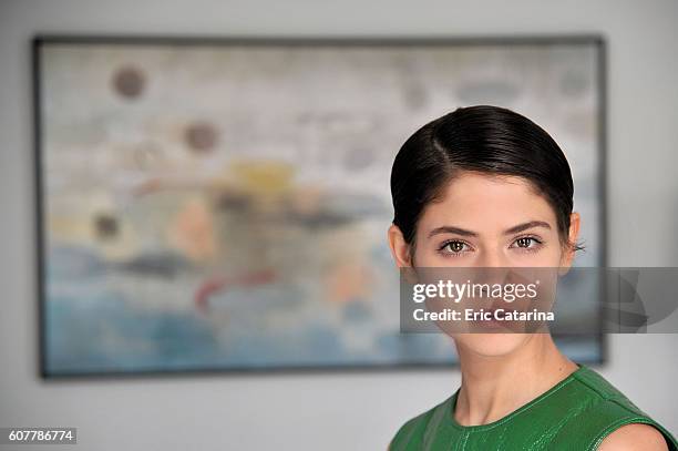 Actress Alba Galocha is photographed for Self Assignment on September 17 2016 in San Sebastian, Spain.