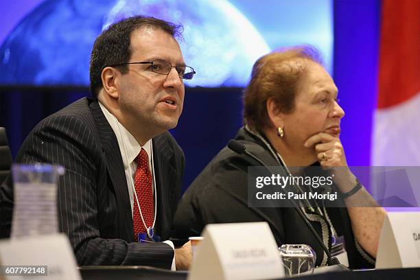 General Counsel to Exiger Daniel Alonso speaks at the 2016 Concordia Summit - Day 1 at Grand Hyatt New York on September 19, 2016 in New York City.