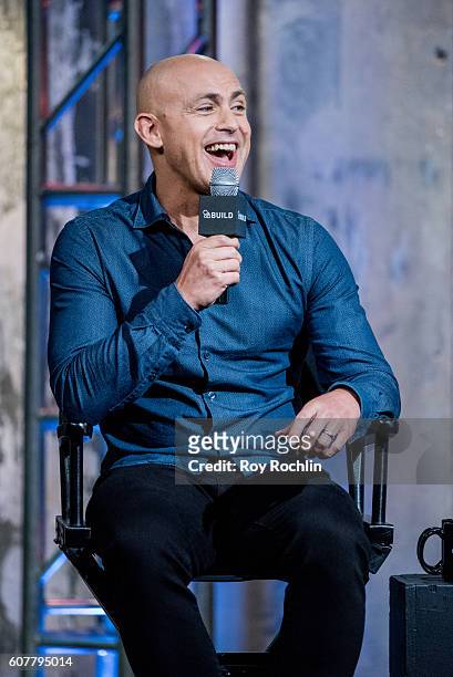 Meditation Expert Andy Puddicombe discusses his book "The Headspace Guide to Meditation & Mindfulness" during AOL Build at AOL HQ on September 19,...