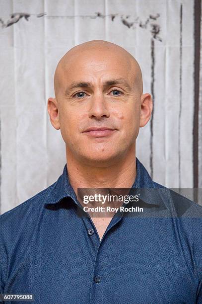 Meditation Expert Andy Puddicombe discusses his book "The Headspace Guide to Meditation & Mindfulness" during AOL Build at AOL HQ on September 19,...