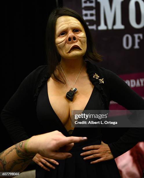 Cosplayer Rannie Rodil attends Son Of Monsterpalooza held at Los Angeles Marriott Burbank Airport on September 18, 2016 in Burbank, California.
