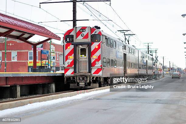 Metra Main Line 194 Chicago Metra Train Stock Photos, High-Res Pictures, and Images ...