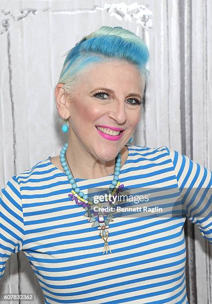 Playwright Lisa Lampanelli attends the BUILD Series at AOL HQ on September 19, 2016 in New York City.