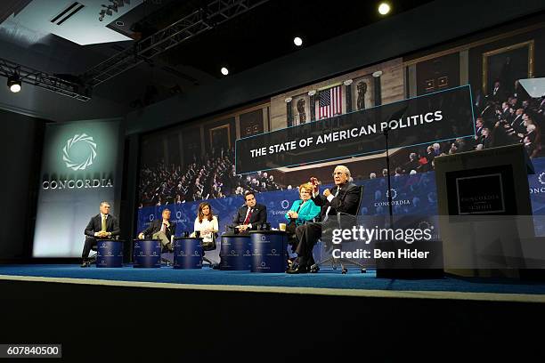 Georgia Senator David Perdue, South Carolina Senator Lindsey Graham, EY Executive Director Morgan Ortagus, Co-Founder, Chairman, & CEO, Concordia...