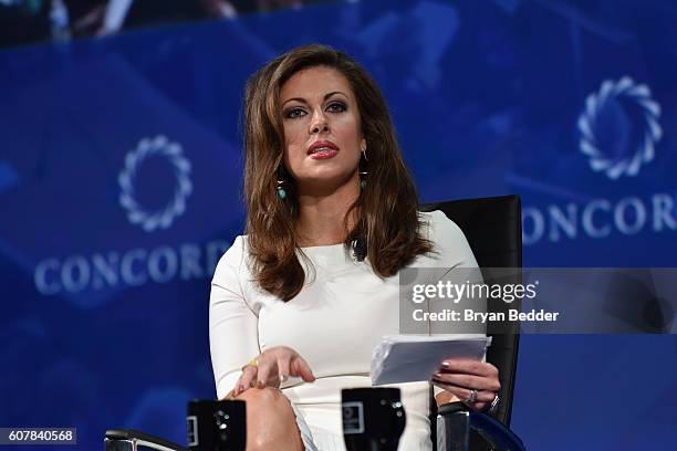 Executive Director, EY Morgan Ortagus speaks on stage at 2016 Concordia Summit - Day 1 at Grand Hyatt New York on September 19, 2016 in New York City.