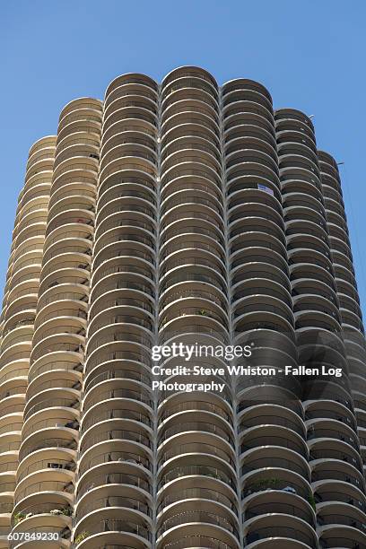 modern parking garage in chicago - parking log stock pictures, royalty-free photos & images