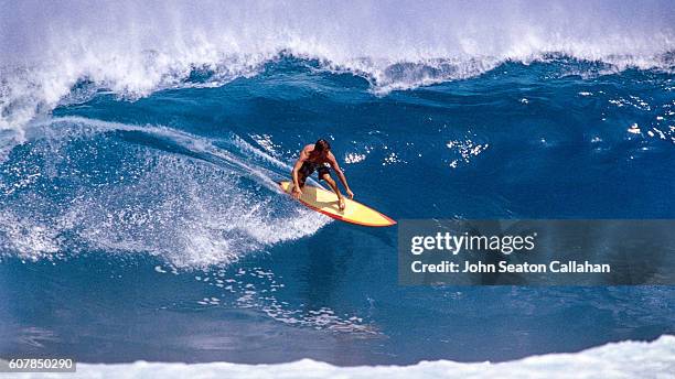 surfer in the hinako islands - hinako islands stock pictures, royalty-free photos & images