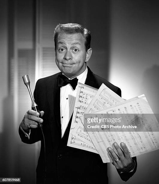 Portrait of singer Mel Torme, the musical advisor for The Judy Garland Show. Hollywood, CA. Image dated July 31, 1963.
