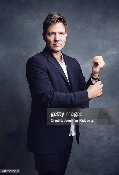 Director Thomas Vinterberg of the film, 'The Commune' poses for a portraits on September 17, 2016 in Toronto, Ontario.