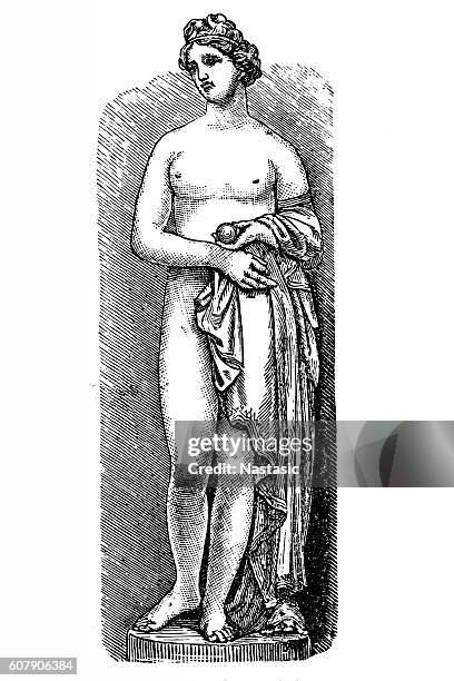 aphrodite (venus) - aphrodite stock illustrations