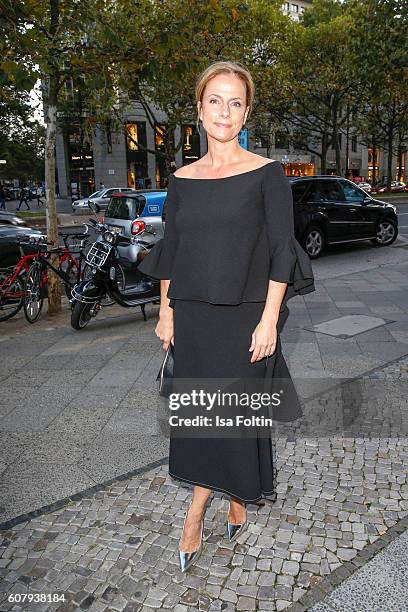 German actress Claudia Michelsen attends the First Steps Awards 2016 at Stage Theater on September 19, 2016 in Berlin, Germany.
