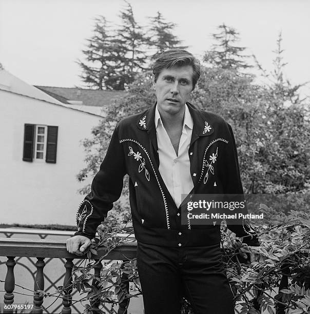 English singer-songwriter Bryan Ferry of Roxy Music, Los Angeles, California, October 1977.