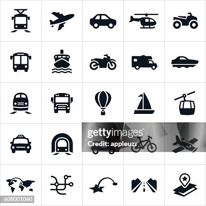 Iconos de transporte Iconos de transporte