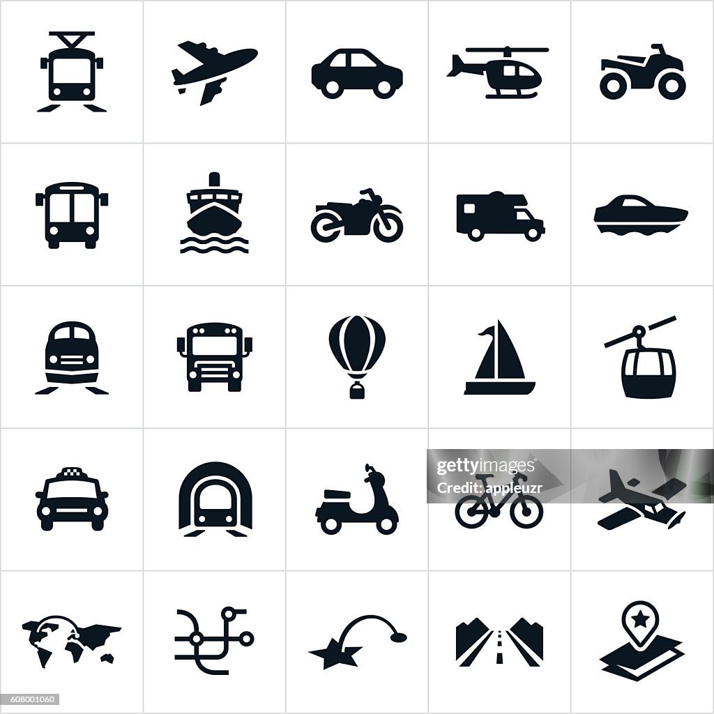 Transportation Icons