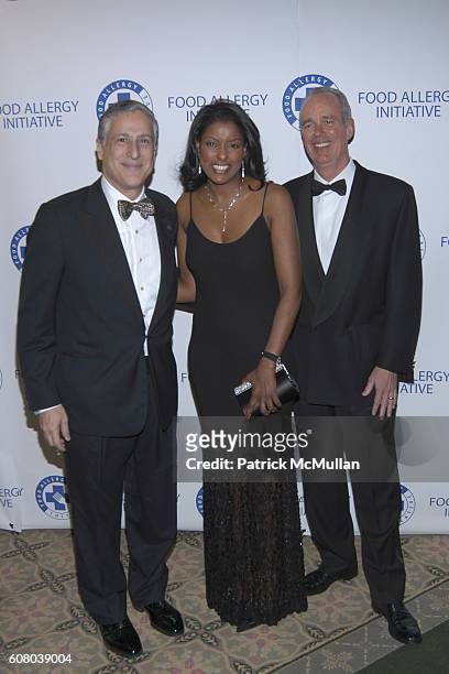 Todd Slotkin, Lori Stokes and Dave Davis attend The Food Allergy Ball 2006 at The Pierre Hotel on December 5, 2006 in New York City.