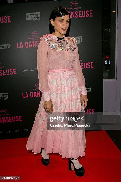 Actress Stephanie Sokolinski a.k.a. SoKo attends the 'La Danseuse' Premiere at Cinema Gaumont Opera on September 19, 2016 in Paris, France.