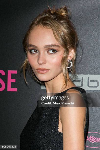 Actress Lily-Rose Depp attends the 'La Danseuse' Premiere at Cinema Gaumont Opera on September 19, 2016 in Paris, France.