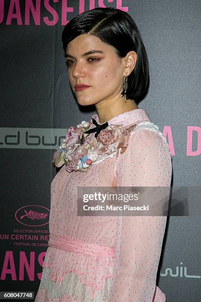 Actress Stephanie Sokolinski a.k.a. SoKo attends the 'La Danseuse' Premiere at Cinema Gaumont Opera on September 19, 2016 in Paris, France.