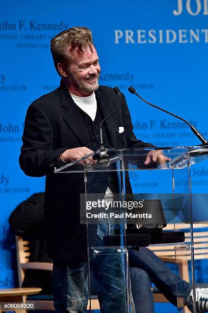 John Mellencamp speaks and sings at the PEN/Song Lyrics Awards for Literary Excellence honoring John Prine and Kathleen Brennan & Tom Waits at the...