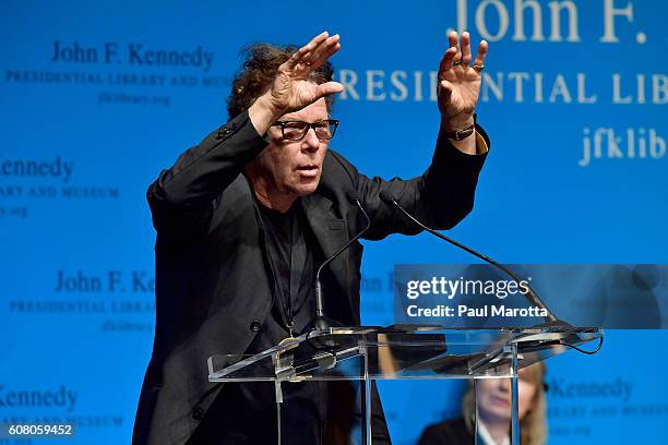 Tom Waits is honored and performs at the PEN/Song Lyrics Awards for Literary Excellence honoring John Prine and Kathleen Brennan & Tom Waits at the...