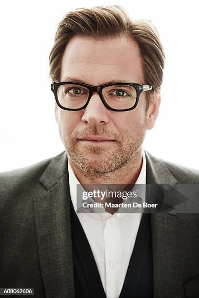 Michael Weatherly from CBS's 'Bull' poses for a portrait at the 2016 Summer TCA Getty Images Portrait Studio at the Beverly Hilton Hotel on August...