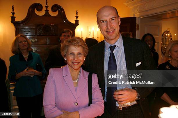 Shari Redstone and Stephen Ketchum attend Michael Lynch and Susan Baker Host The Kickoff of the 53rd Annual WINTER ANTIQUES SHOW A Benefit for East...