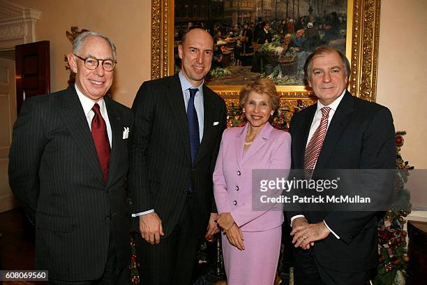 Arie Kopelman, Stephen Ketchum, Shari Redstone and Michael Lynch attend Michael Lynch and Susan Baker Host The Kickoff of the 53rd Annual WINTER...