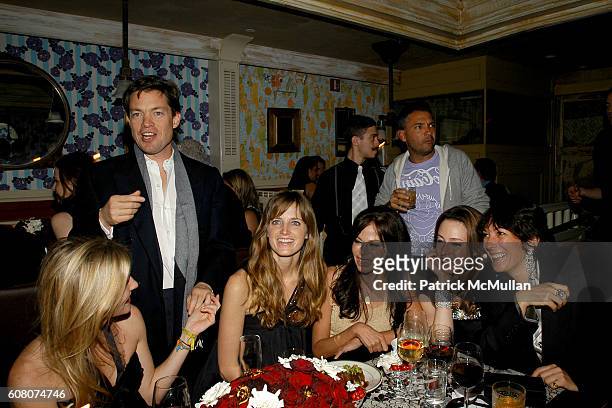 Brooke De Ocampo, ?, ?, Allison Sarofim, ? and Ghislaine maxwell attend A Private Dinner to Celebrate LES PERLES DE CHANEL Hosted by Marjorie...