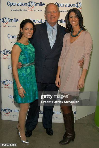 Dee Dee Sides, Bill Finneran and Amanda Richman attend Private Holiday Soiree Benefiting Operation Smile at Milk Gallery on December 6, 2006 in New...