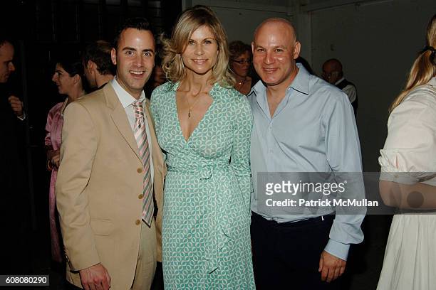 Andrew Lipman, Anja Kaehny and Craig Robins attend MOORE LOFT SPACE Opening with a Performance by John Bock at The Moore Loft on December 5, 2006 in...