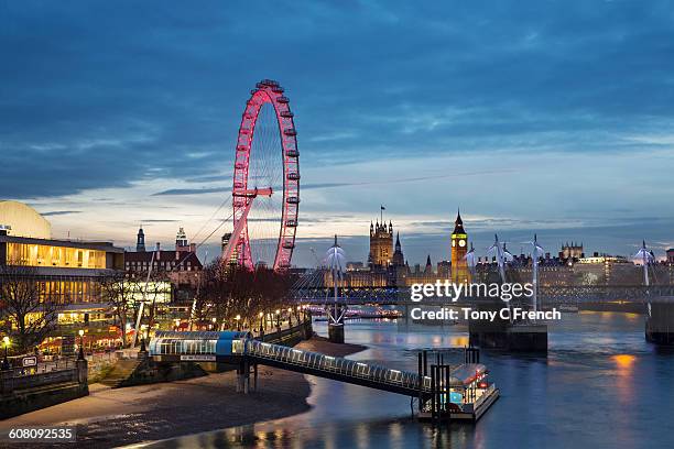 london skyline - south bank - fotografias e filmes do acervo